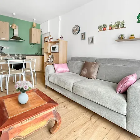 T1 Bis Cosy Avec Terrasse, Parking Et Calme Absolu * Руайян