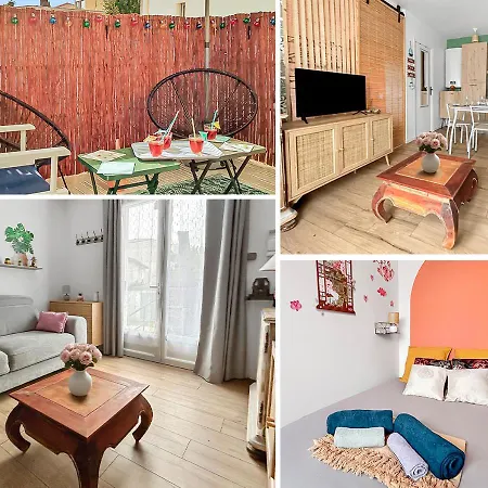 Au Ptit'bout de Ninette, 3 étoiles, centre ville et pourtant très calme, proche plages, Dog Friendly, parking privé Appartement Royan